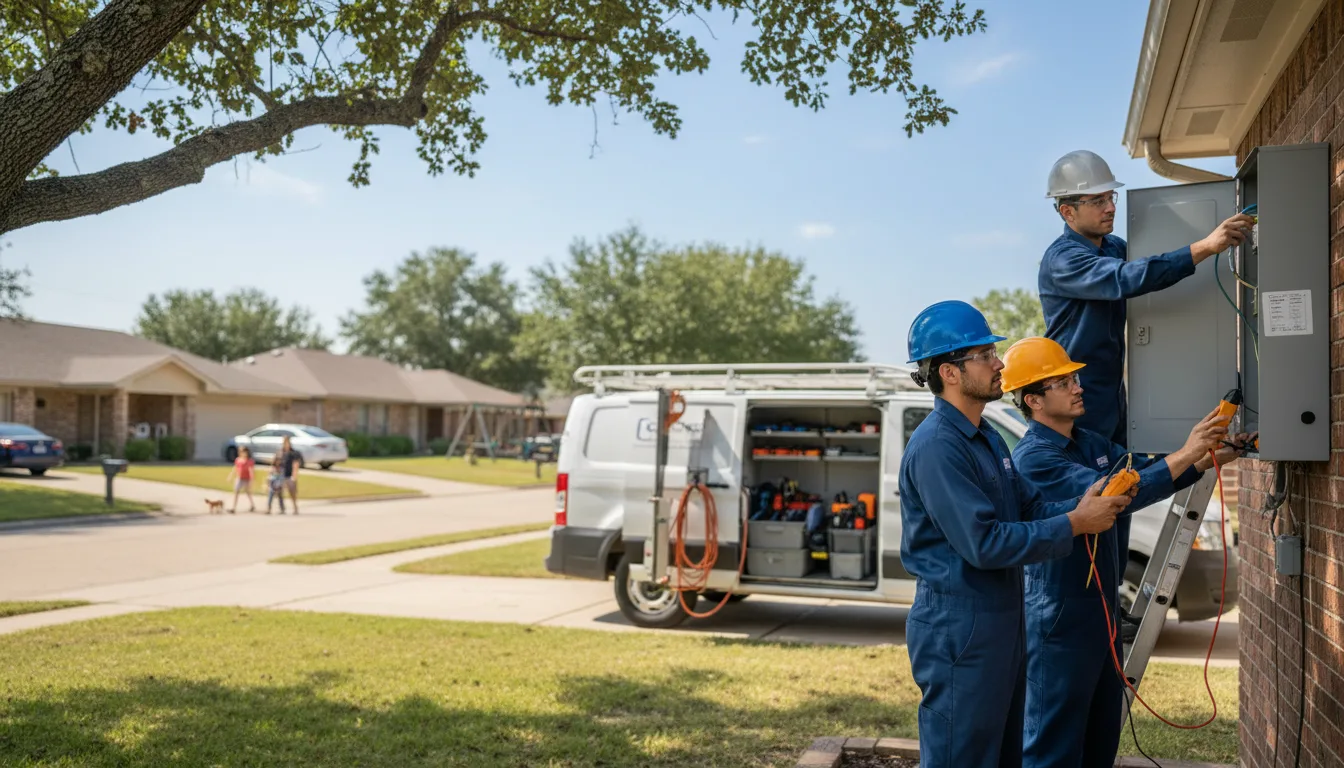 Certified electrician providing emergency electrical services in Grayridge, MO